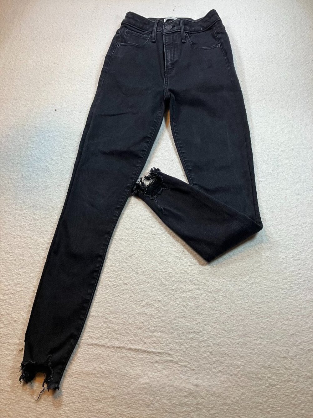 Mossimo Supply Co. Ankle Denim Leggings Black Womens Sz 11